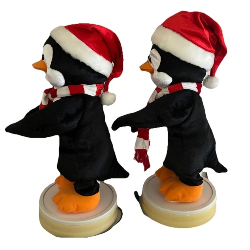 Gemmy Penguins Set of 2‎ for 3-Piece Animated Christmas Band *No Polar Bear